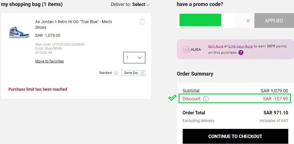 Activation of foot locker discount code