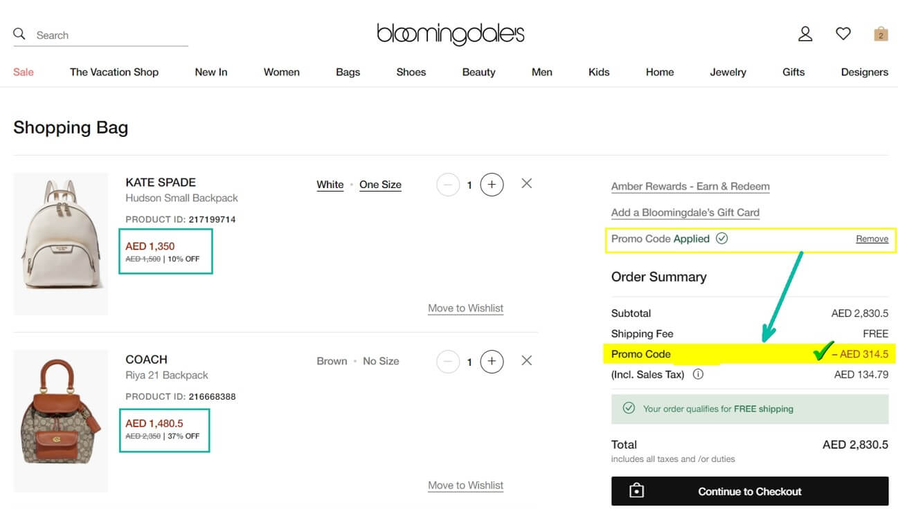 How to use and activate Bloomingdales Discount Code
