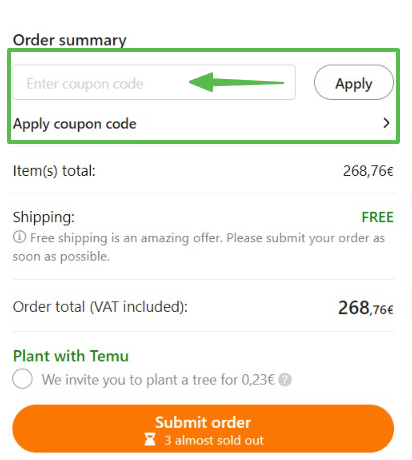 كيفية تطبيق كود خصم تيمو Temu