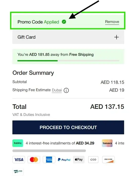 كيفية استخدام كود خصم جاب GAP