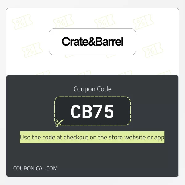  Crate & Barrel discount code