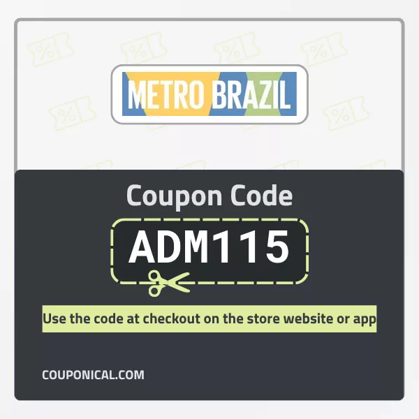  Metro Brazil discount code